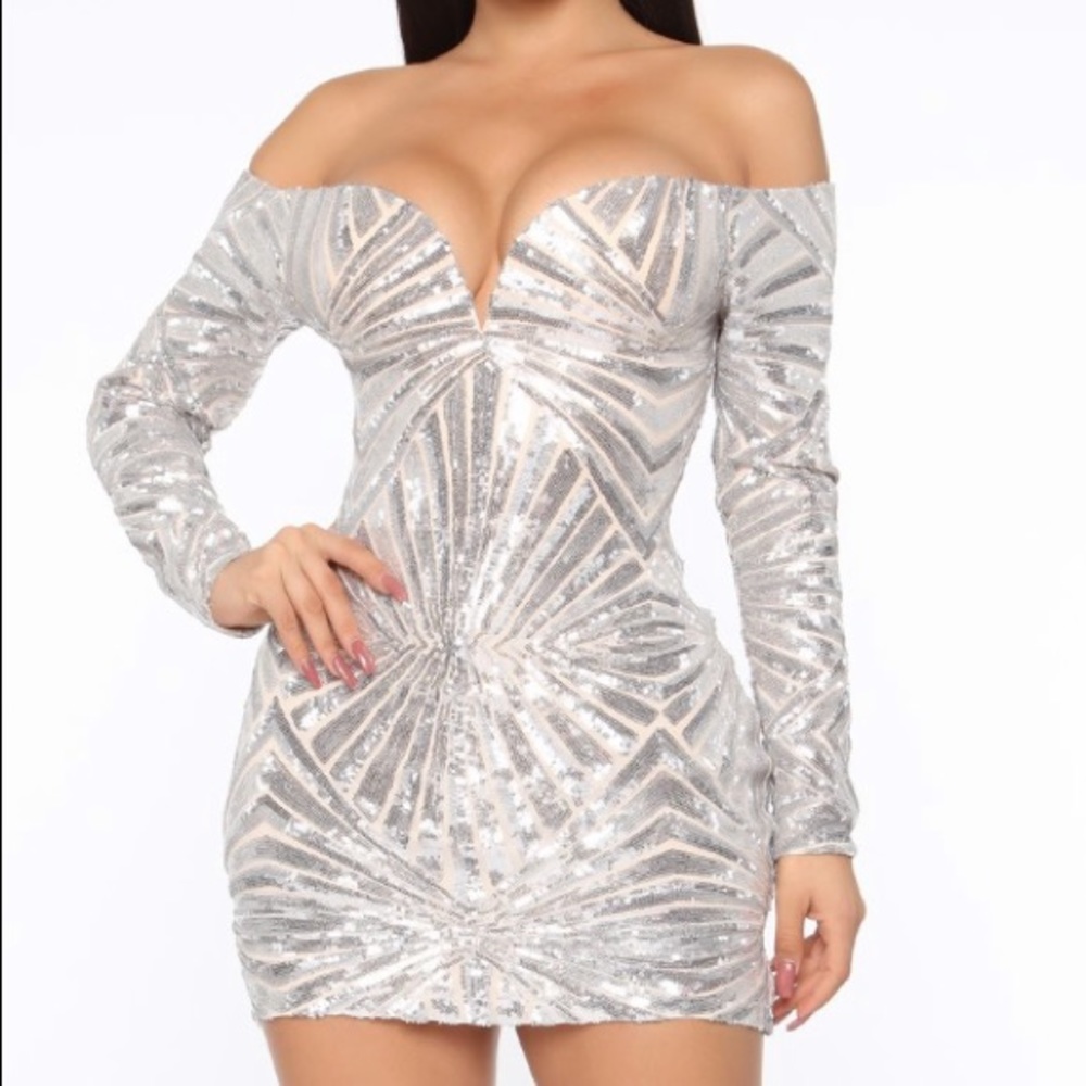 sequin dress